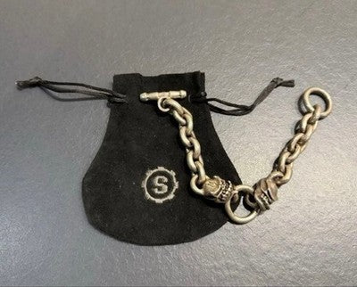 STARLINGEAR SKULL LINK SKULL HAND BRACELET STERLING SILVER 925 LIMITED JP