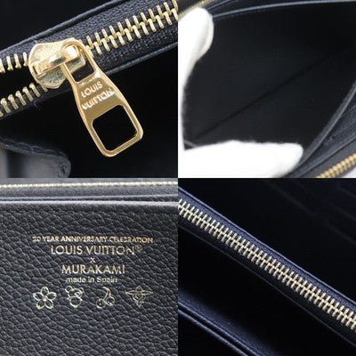 LOUIS VUITTON MURAKAMI PANDA ZIPPY WALLET BLACK EMPREINTE MULTICOLOR M14160