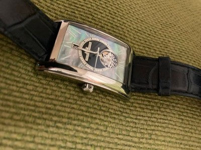 FREDERIQUE CONSTANT CARREE HEARTBEAT DATE FC-315MPB4C26 AUTOMATIC MEN WATCH
