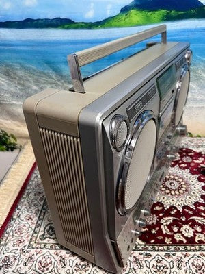 NATIONAL RX-5350 VINTAGE LARGE BOOMBOX GHETTO BLASTER CASSETTE RADIO SERVICED