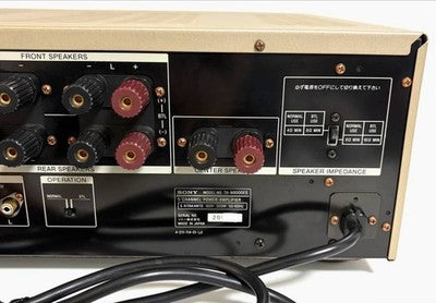 SONY TA-N9000ES 5 CHANNEL POWER AMPLIFIER CONFIRMED OPERATION FROM JAPAN