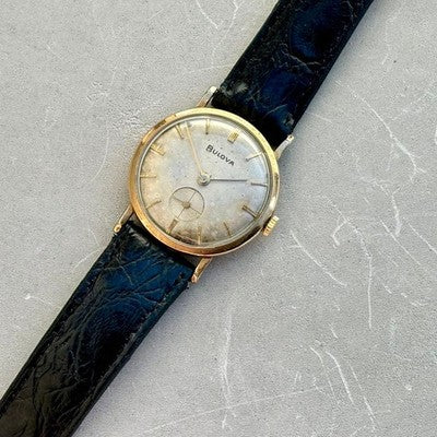 BULOVA HAND-WOUND VINTAGE WATCH USED FROM JAPAN CONFIRMED WORKING