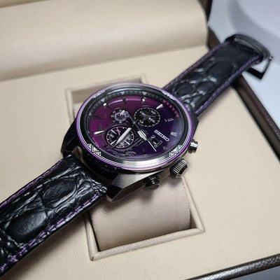 SEIKO SBPY157 MONSTER HUNTER NERGIGANTE LIMITED 1000 SOLAR CHRONOGRAPH WATCH