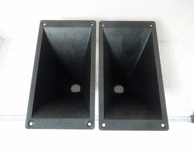 JBL 2376 METAL HORN 1.5 INCH THROAT PAIR FOR 2450SL DRIVERS USED GOOD CONDITION