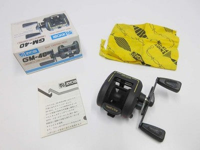 RYOBI GM-40 BAITCASTING REEL FISHING JAPAN MADE BLACK NEAR MINT