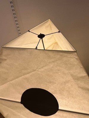 ISAMU NOGUCHI AKARI UF3 Q AUTHENTIC JAPANESE PAPER LAMP NEAR MINT