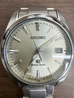 SEIKO SBGX063 GRAND SEIKO MEN'S WRISTWATCH ROUND FACE JAPAN MADE DIAL SILVER