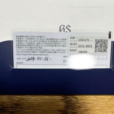 GRAND SEIKO STGF275 LADIES WRISTWATCH ROUND FACE JAPAN MADE STAINLESS STEEL BELT
