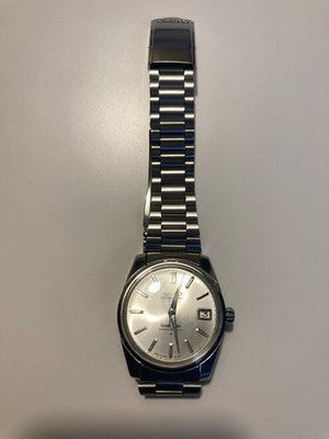 GRAND SEIKO MEN'S WRISTWATCH METAL BRACELET LION MEDAL ROUND FACE JAPAN MADE