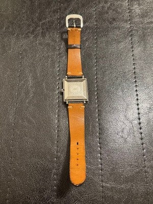 LONGINES ULTRA CHRON CAL 431 AUTOMATIC WATCH SQUARE DATE SILVER DIAL AS IS