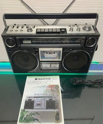 SANYO MR-9600 REFURBISHED VINTAGE BOOMBOX CASSETTE RADIO SHOWA RETRO RARE
