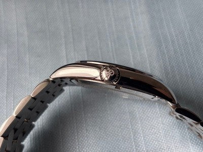 REVUE THOMMEN HERITAGE AUTOMATIC MEN WATCH BLUE DIAL SKELETON BACK SWISS