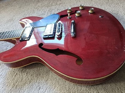 YAMAHA SA700 SUPER AX SEMI HOLLOW ELECTRIC GUITAR MADE IN JAPAN PLAYER CONDITION