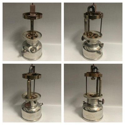 COLEMAN 238B LANTERN MADE IN CANADA IN THE 1950S ALUMINUM VINTAGE AS IS