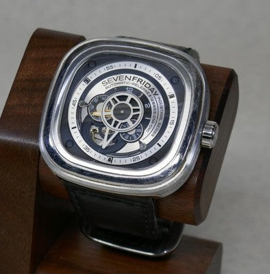 SEVENFRIDAY SF-P1B Automatic 47mm Men's Watch Silver / Black Used
