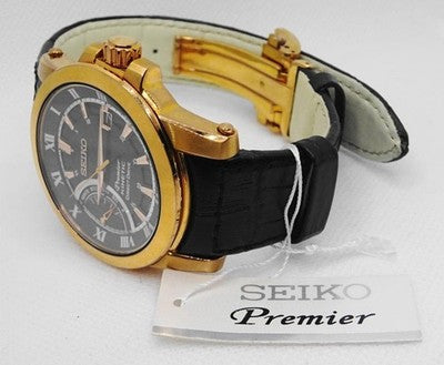 SEIKO PREMIER KINETIC 5D22-0AD0 SAPPHIRE CRYSTAL UNUSED MEN'S QUARTZ WATCH JAPAN