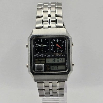 CITIZEN ANA DIGI TEMP THERMOSENSOR 8981-084659 VINTAGE 1982 QUARTZ WATCH