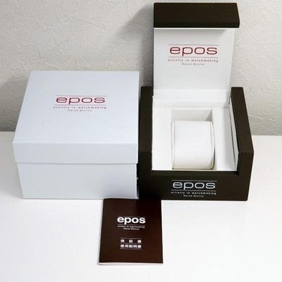 EPOS 3417OHBSABK SPORTIVE RECTANGULAR OPEN HEART MEN'S WRISTWATCH AUTOMATIC