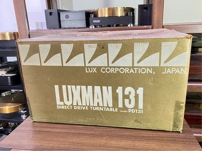 LUXMAN PD131 TURNTABLE WITH SME ARM BASE, ORIGINAL BOX TURNTABLES EXCELLENT+++++