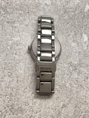 RADO TRUE R27243852 AUTOMATIC WATCH WHITE DIAL DIAMOND BEZEL CERAMIC DATE
