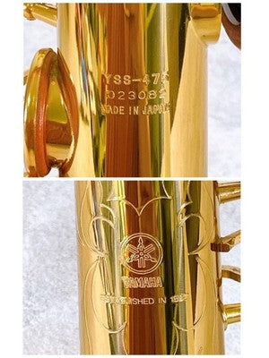 YAMAHA YSS-475 SOPRANO SAXOPHONE JAPAN MADE W/ CASE MOUTHPIECE