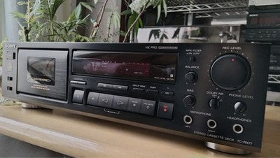 SONY TC-RX77 STEREO CASSETTE DECK QUICK REVERSE DOLBY B-C NR HX PRO AC100V