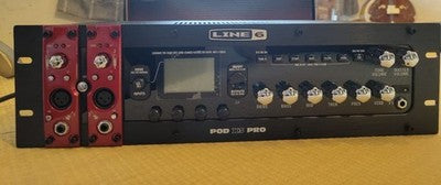 LINE 6 POD X3 PRO RACK AMP MODELER MULTI EFFECTS PROCESSOR USB AUDIO INTERFACE