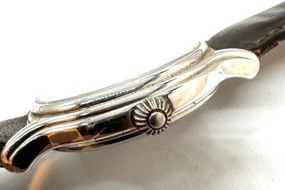 SEIKO 4S25 8010 AUTOMATIC MEN WATCH SILVER DIAL VINTAGE WRISTWATCH WORKING