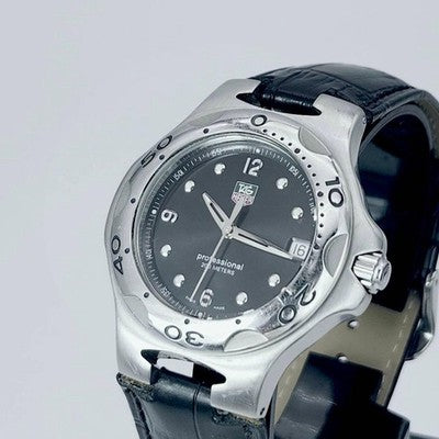 TAG HEUER KIRIUM WL1112 BLACK MEN'S WATCH QUARTZ 35MM COLLECTIBLE