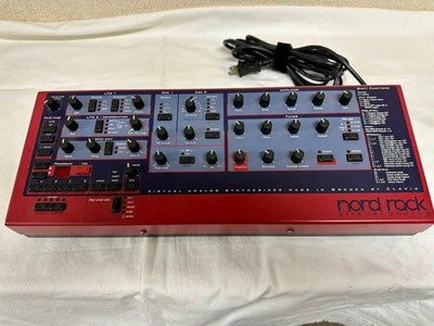 CLAVIA NORD RACK ANALOG MODELING SYNTH MODULE W/ MANUAL MIDI CABLE FROM JAPAN
