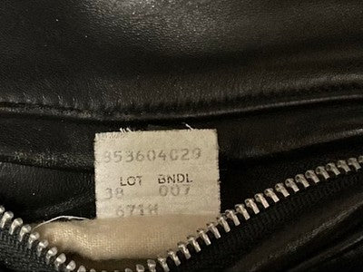 SCHOTT 671H SINGLE RIDER JACKET BLACK SIZE 38 HORSEHIDE EASY RIDER MODEL