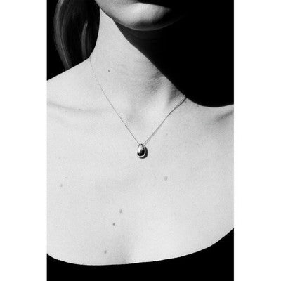SOPHIE BUHAI TINY EGG PENDANT NECKLACE 925 SILVER 16INCH MADE IN USA LUXURY