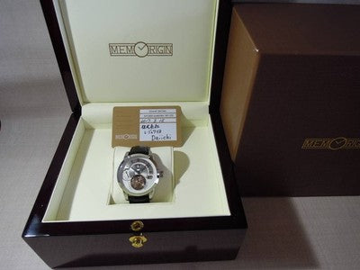 MEMORIGIN AT1003-SSWHBKR GRAND MANUFACTURE TOURBILLON SS BACK SCALE AT