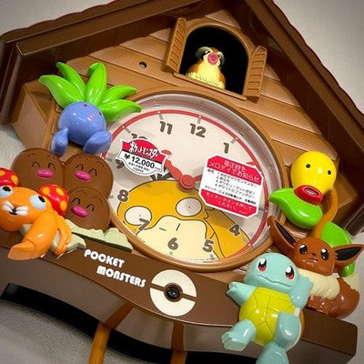 SEIKO POKEMON CUCKOO CLOCK CQ502B MELODY - FIRST GEN PIKACHU PIPPI -