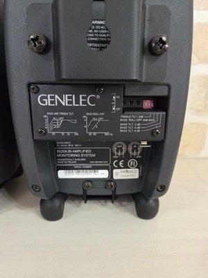 GENELEC 8020A BI-AMPLIFIED MONITORING SYSTEM SPEAKER PAIR WALL MOUNT