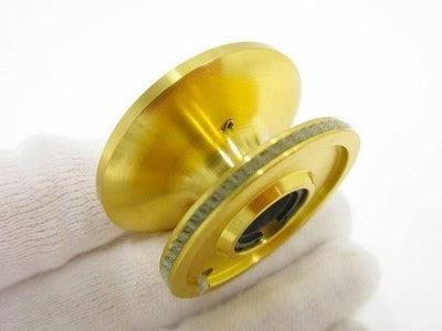 ZEAL ARAI-KUN REEL LARGE SPOOL BAITCASTING REEL PARTS GOLD EXCELLENT+++++