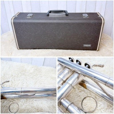 YAMAHA YTR-736 TRUMPET Bb SILVER PLATED WITH BACH 7C MOUTHPIECE CASE