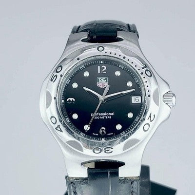 TAG HEUER KIRIUM WL1112 BLACK MEN'S WATCH QUARTZ 35MM COLLECTIBLE