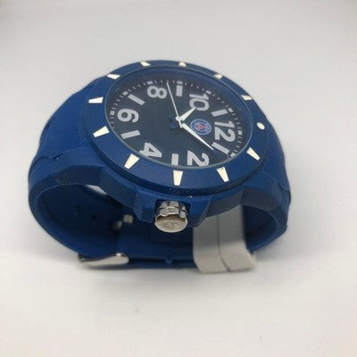 PARIS SAINT-GERMAIN FC WATCH BLUE & WHITE ANALOG QUARTZ USED FROM JAPAN