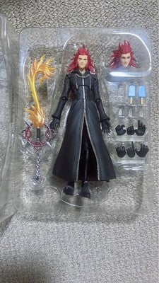 KINGDOM HEARTS III BRING ARTS AXEL ROXAS FIGURE SET SQUARE ENIX DISNEY KH3