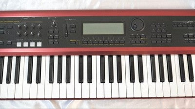 KORG KARMA MUSIC WORKSTATION SYNTHESIZER WITH HARD CASE FOR PARTS OR REPAIR