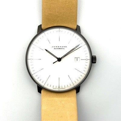 JUNGHANS MAX BILL BAUHAUS AUTOMATIC WATCH 027/4000 MEN'S EXCELLENT UNUSED W/ BOX
