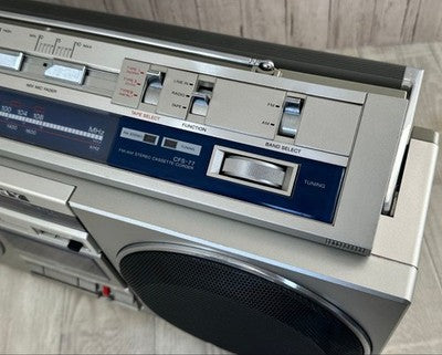 SONY CFS-77 BLUETOOTH RADIO CASSETTE BOOMBOX MAINTAINED TESTED VINTAGE JAPAN