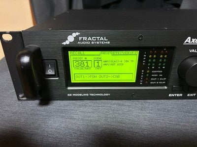 FRACTAL AUDIO AXE FX II MKII 2 EFFECT RACK TESTED WORKING NEAR MINT