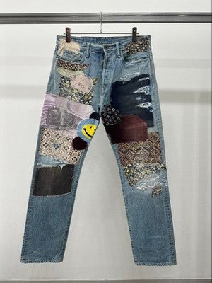 KAPITAL KR2008LP01 CISCO DENIM JEANS SIZE 34 BLUE JAPAN AUTHENTIC EXCELLENT