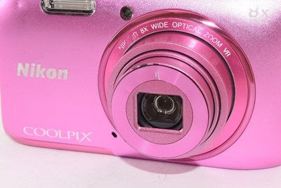 NIKON COOLPIX S3600 AZALEA PINK COMPACT DIGITAL CAMERA CCD SENSOR AS IS