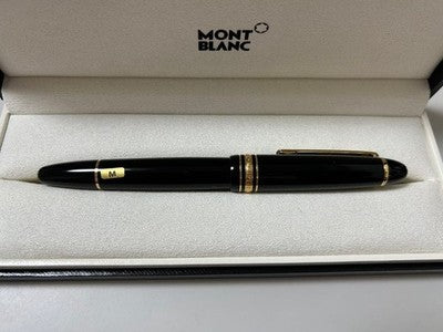 Montblanc Meisterstück LeGrand Fountain Pen Black Gold Unused /w Box From Japan