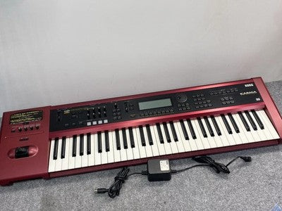 KORG KARMA MUSIC WORKSTATION SYNTHESIZER KEYBOARD W/ PSU TESTED FROM JAPAN