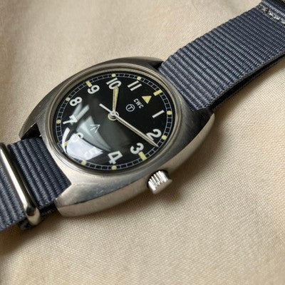 CWC W10 BRITISH MILITARY WATCH 1979 BROAD ARROW TRITIUM T DIAL WORKING VINTAGE