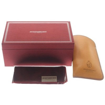 JACQUES MARIE MAGE DONOVAN SQUARE SUNGLASSES BROWN/RED JMMDO-5N 54□26